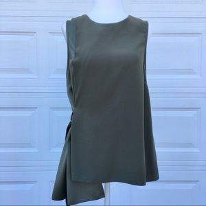 🍁 NWOT- TOPSHOP Olive Green Blouse 🍁